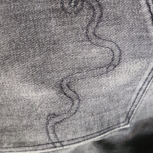 WESC Eve Jeans tarnished black stretch size 27 - Picture 5 of 6